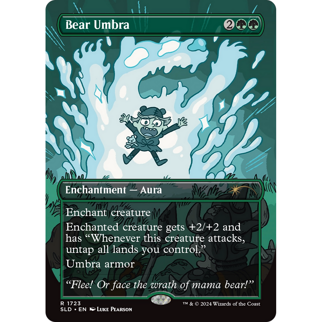 Bear Umbra (SLD-1723) - Secret Lair Drop (Borderless)
