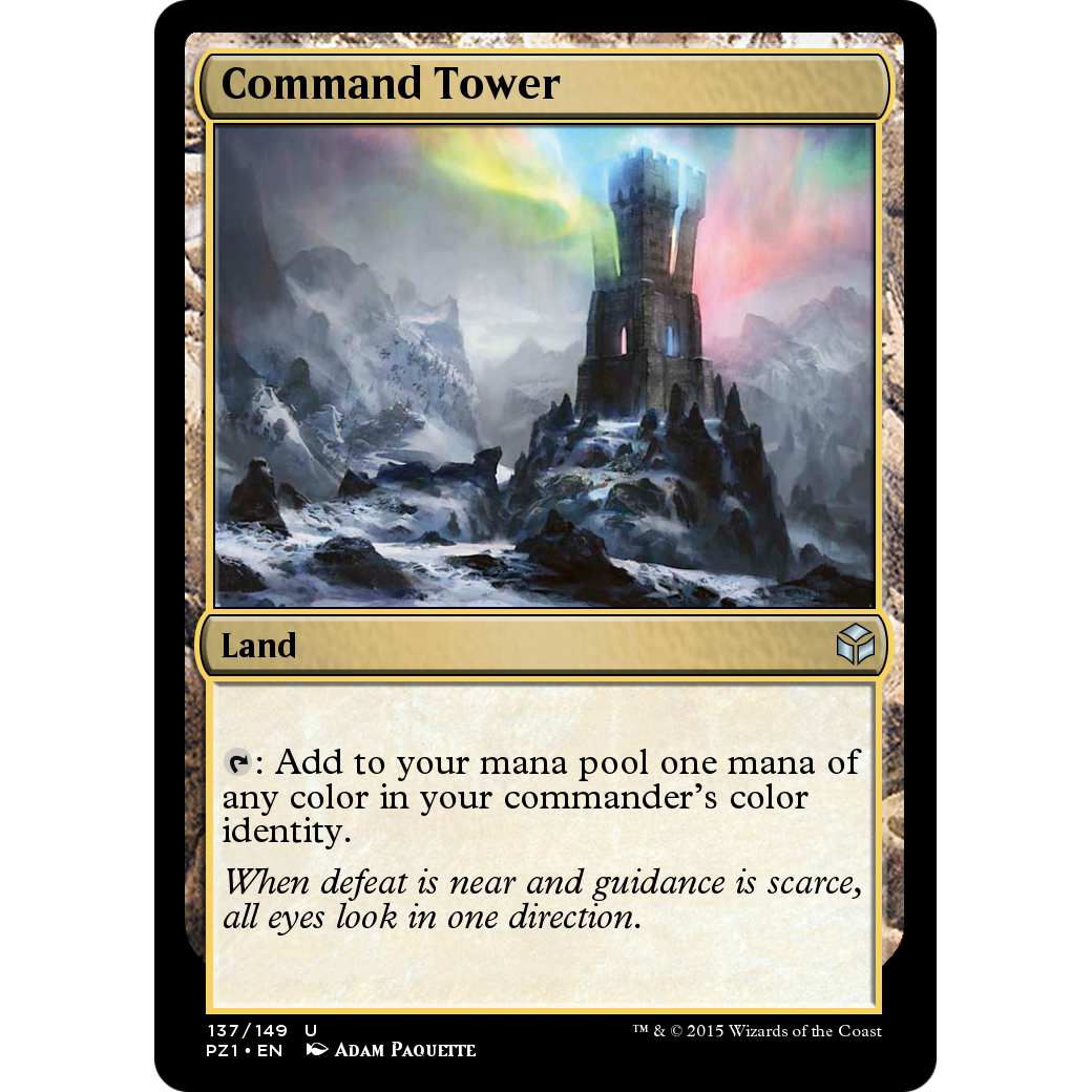 Command Tower (PZ1-137) - Legendary Cube Prize Pack