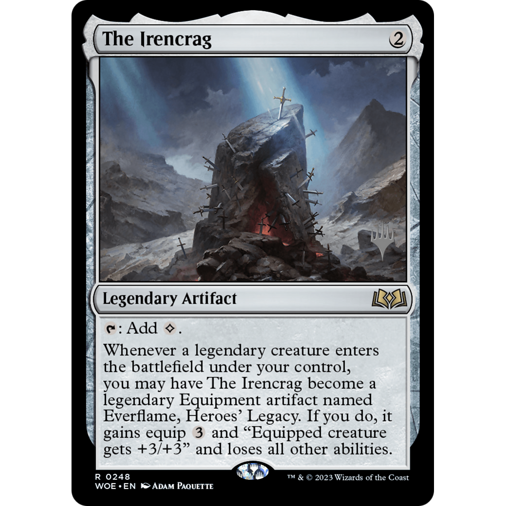 The Irencrag (PPWOE-248P) - Wilds of Eldraine Promos