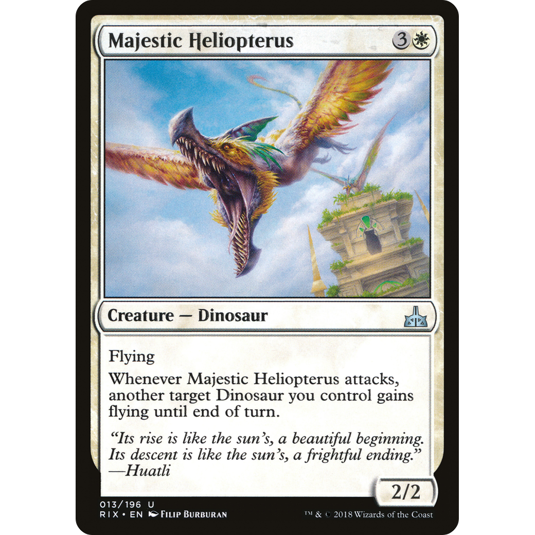 Majestic Heliopterus (RIX-013) - Rivals of Ixalan