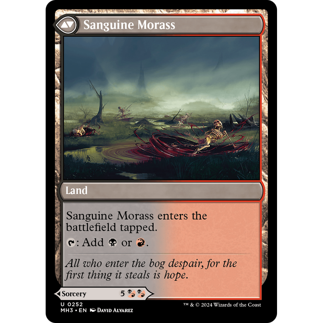 Bloodsoaked Insight // Sanguine Morass (MH3-252) - Modern Horizons 3 Foil