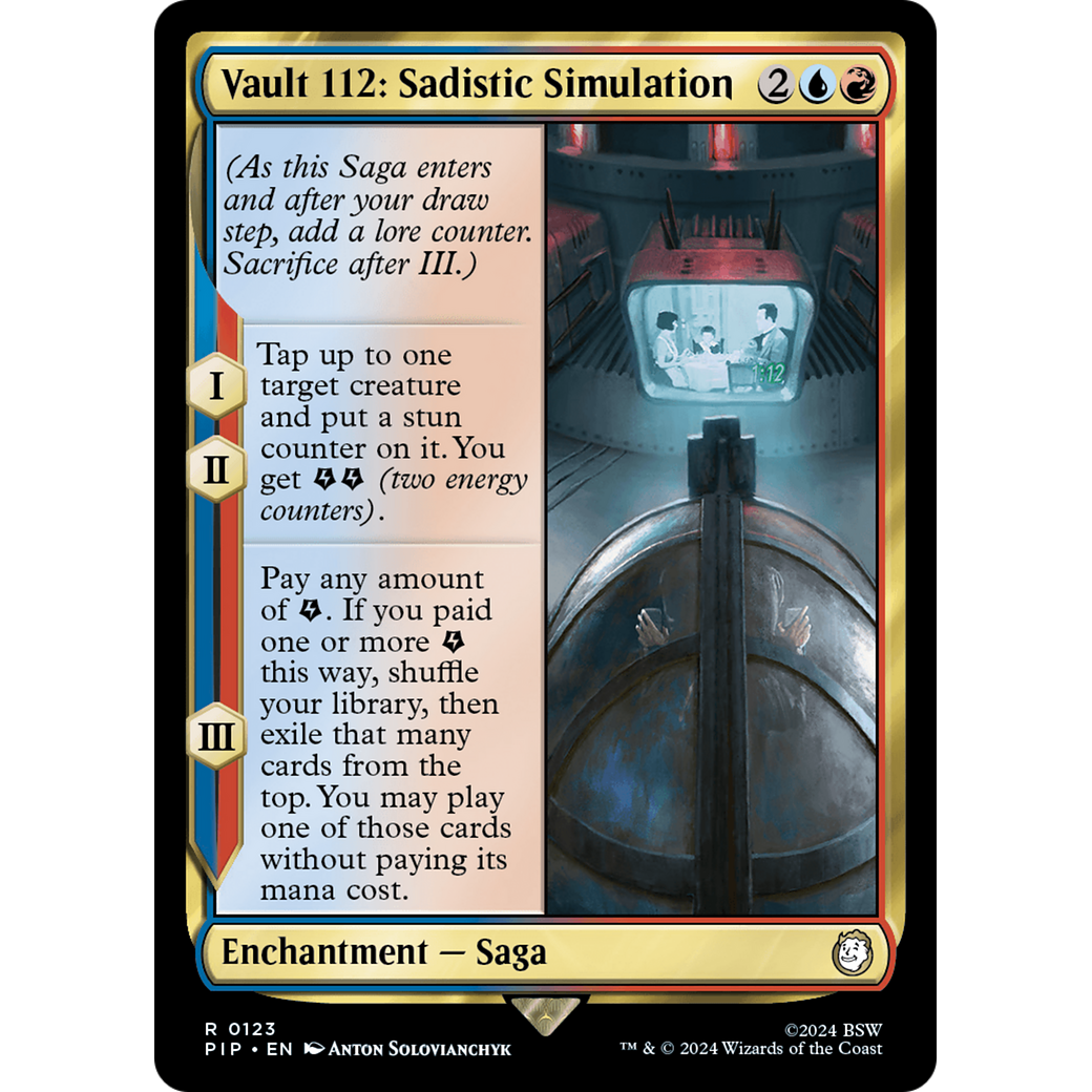 Vault 112: Sadistic Simulation (PIP-123) - Fallout Foil