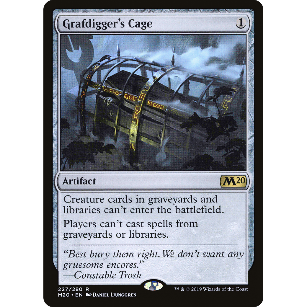 Grafdigger's Cage (M20-227) - Core Set 2020