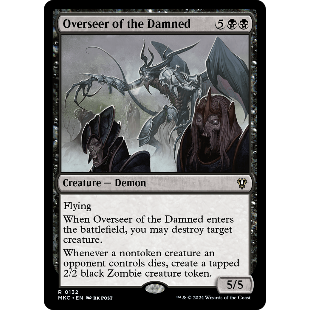 Overseer of the Damned (MKC-132) - Murders at Karlov Manor Commander