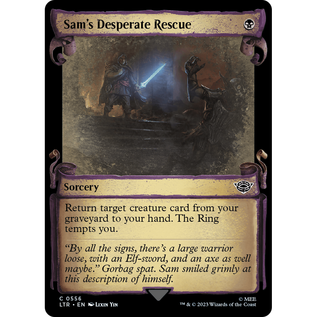 Sam's Desperate Rescue (LTR-556) - The Lord of the Rings: Tales of Middle-earth: (Showcase)