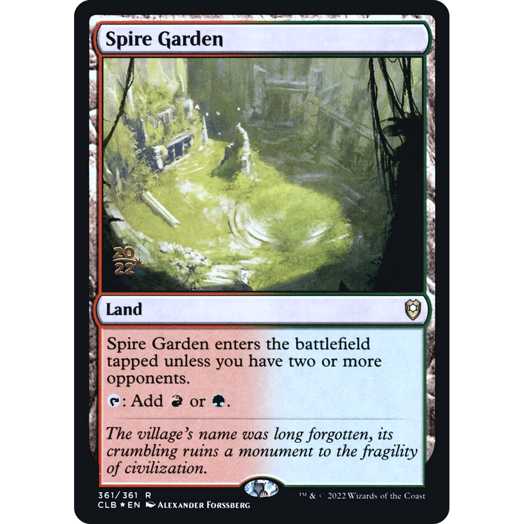 Spire Garden (PRE-361S) - Battle for Baldur's Gate Promos Foil