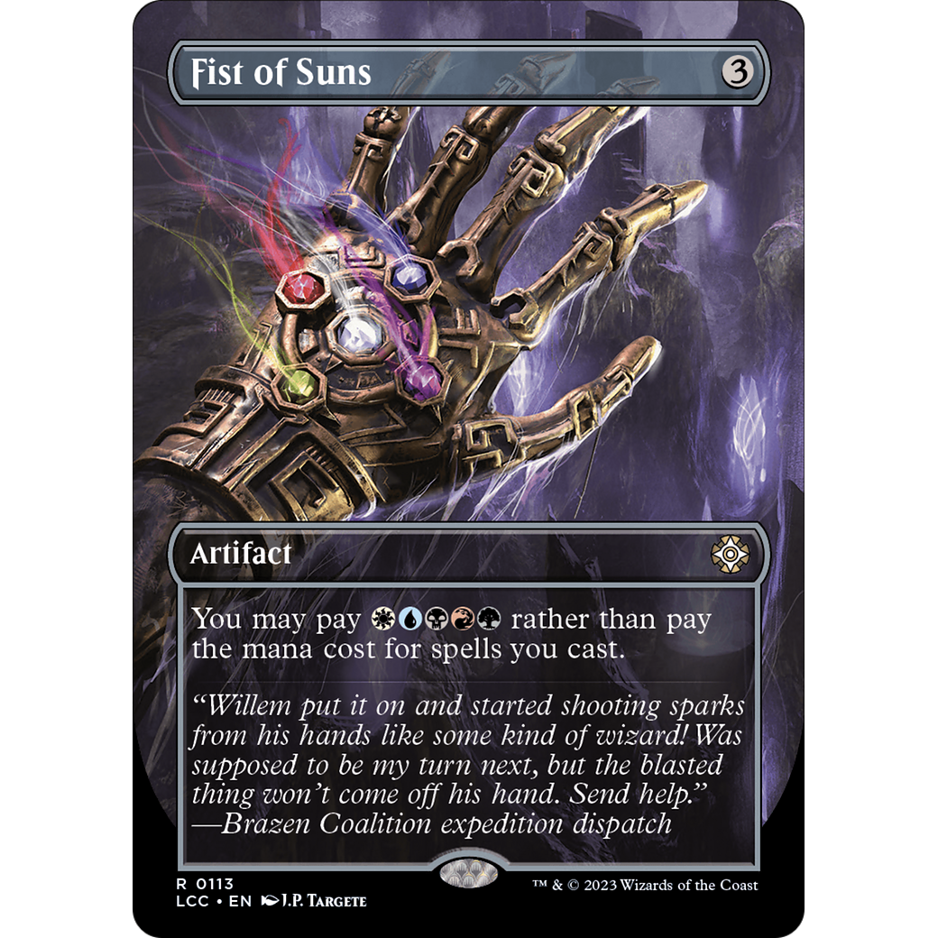 Fist of Suns (LCC-113) - The Lost Caverns of Ixalan Commander (Borderless)