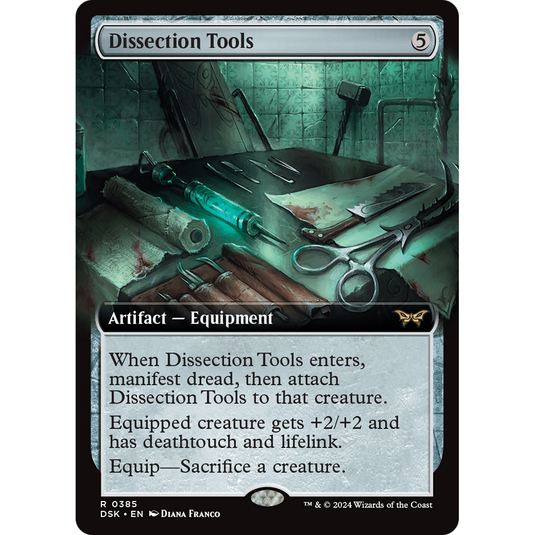 Dissection Tools (DSK-385) - Duskmourn: House of Horror: (Extended Art) Foil