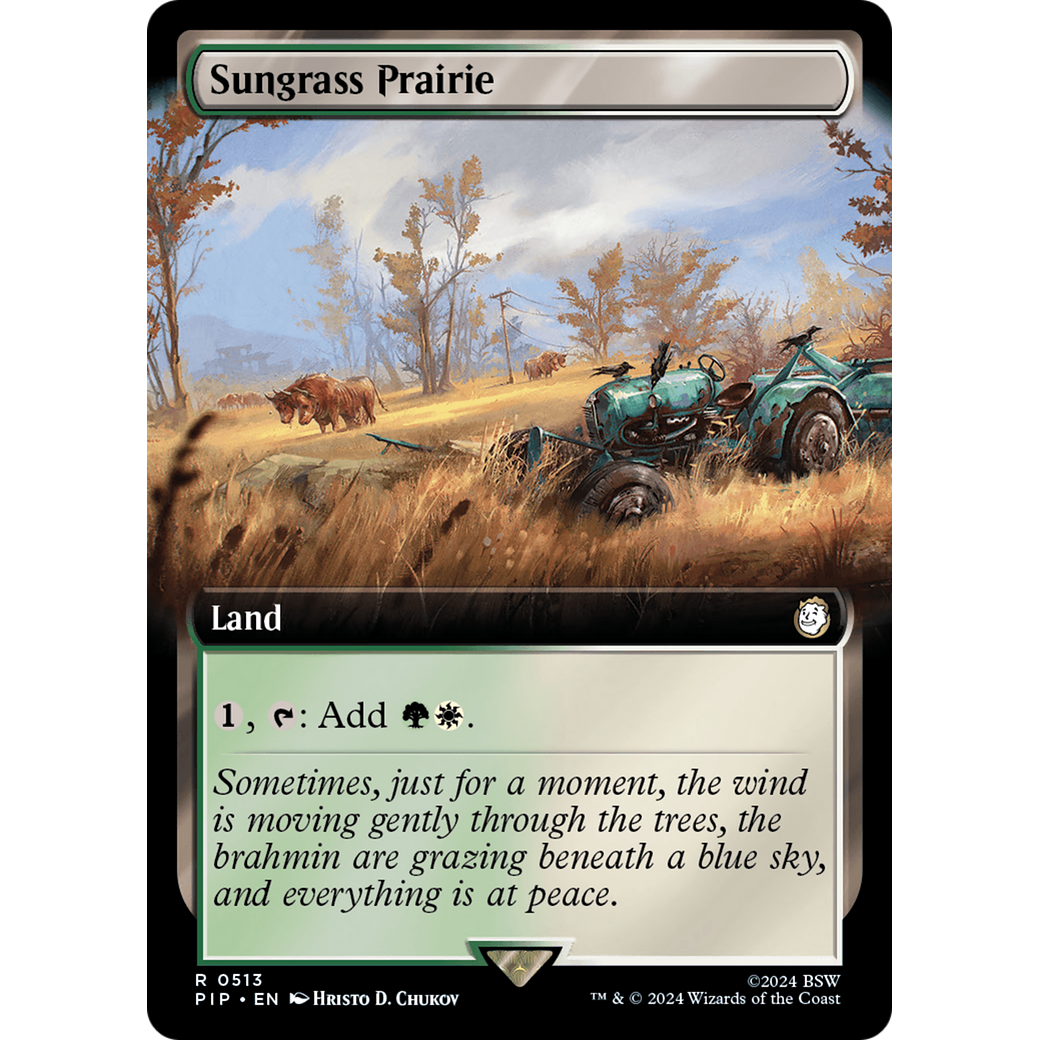 Sungrass Prairie (PIP-513) - Fallout: (Extended Art) Foil