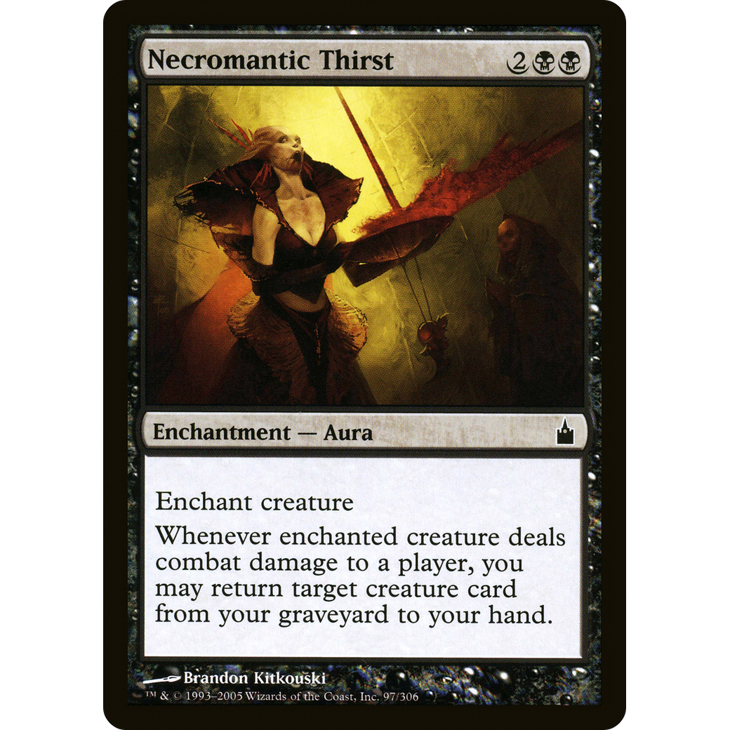Necromantic Thirst (RAV-097) - Ravnica: City of Guilds