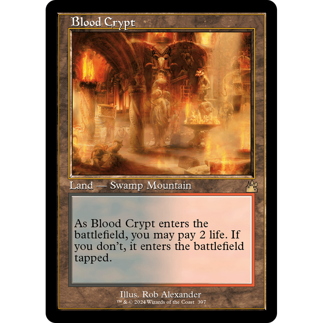 Blood Crypt (RVR-397) - Ravnica Remastered Foil