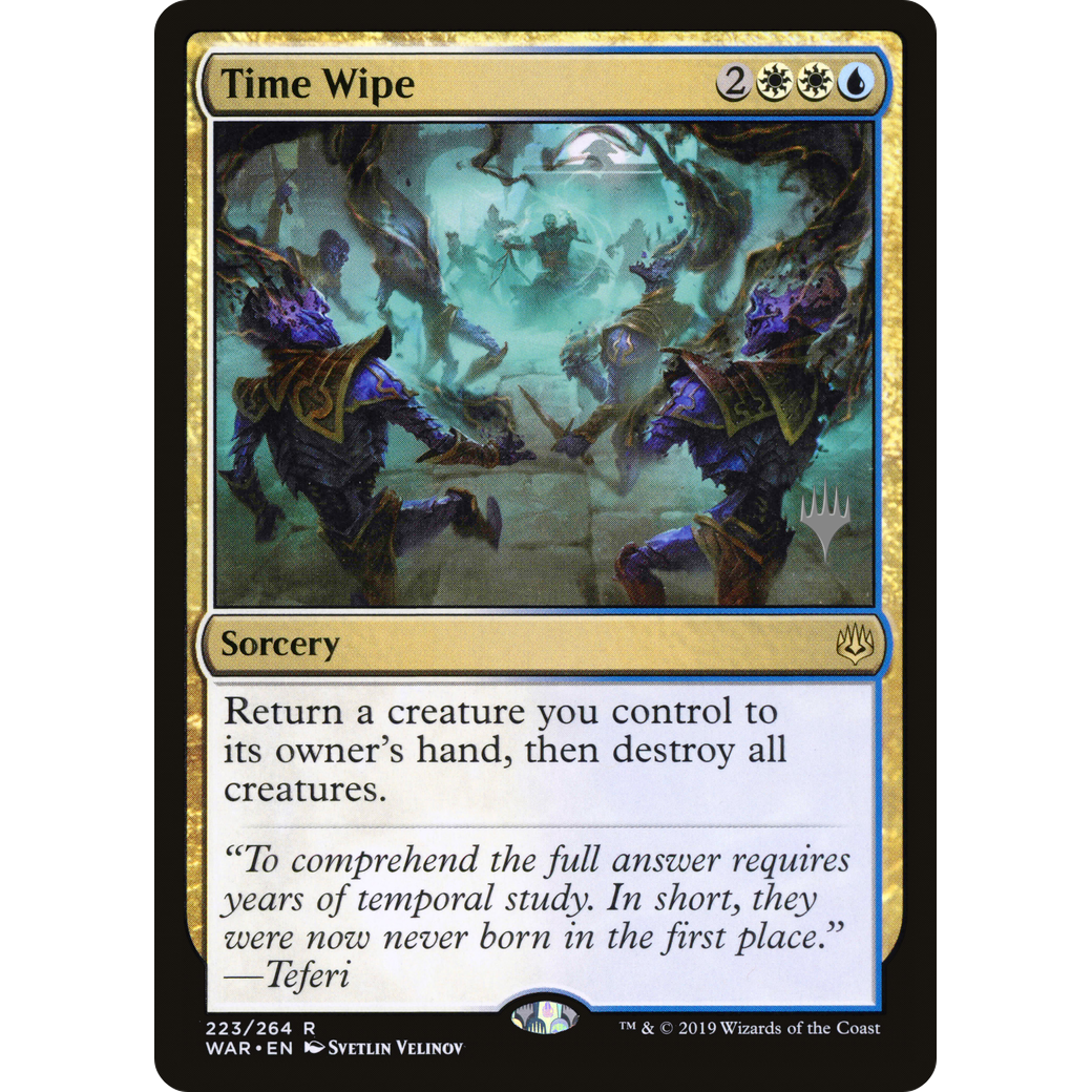 Time Wipe (PPELD-223) - War of the Spark Promos Foil