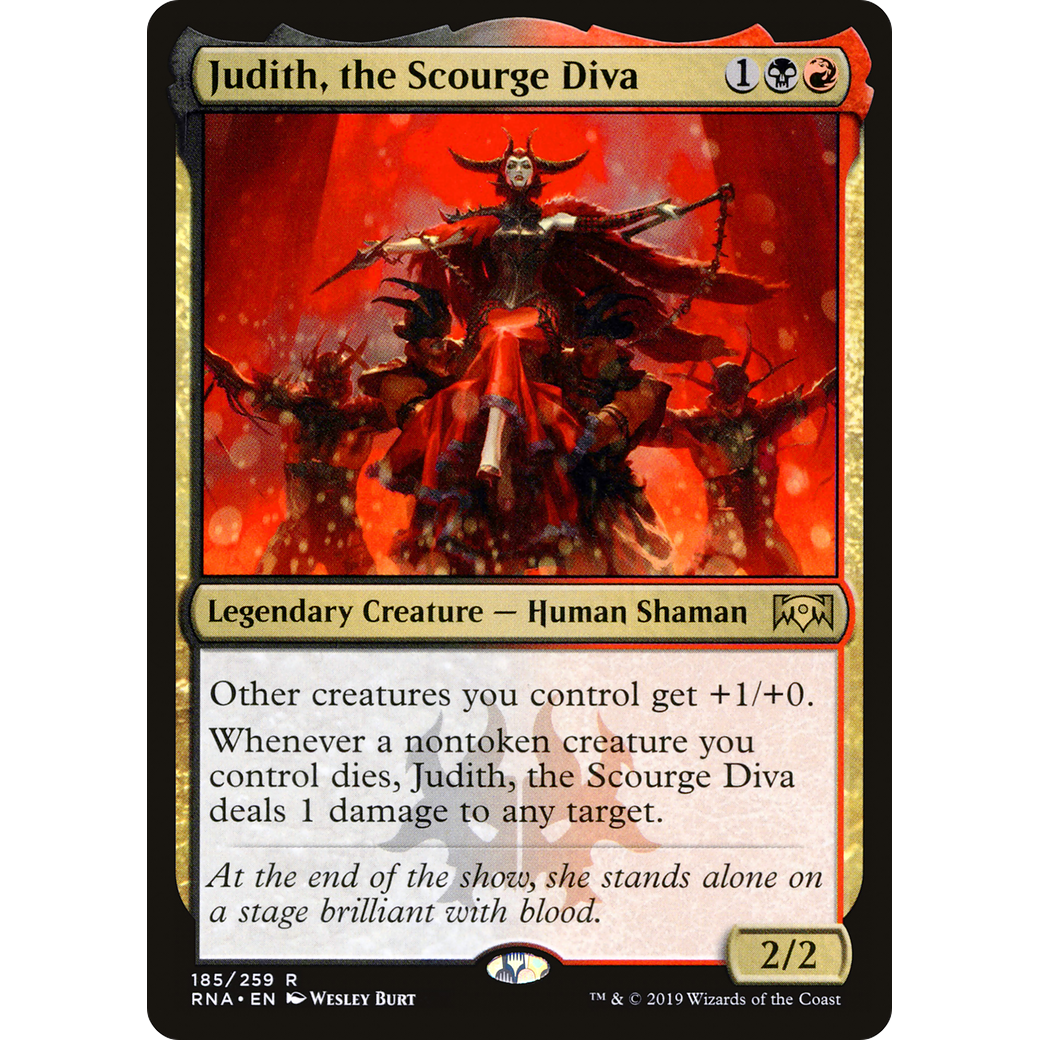 Judith, the Scourge Diva (RNA-185) - Ravnica Allegiance