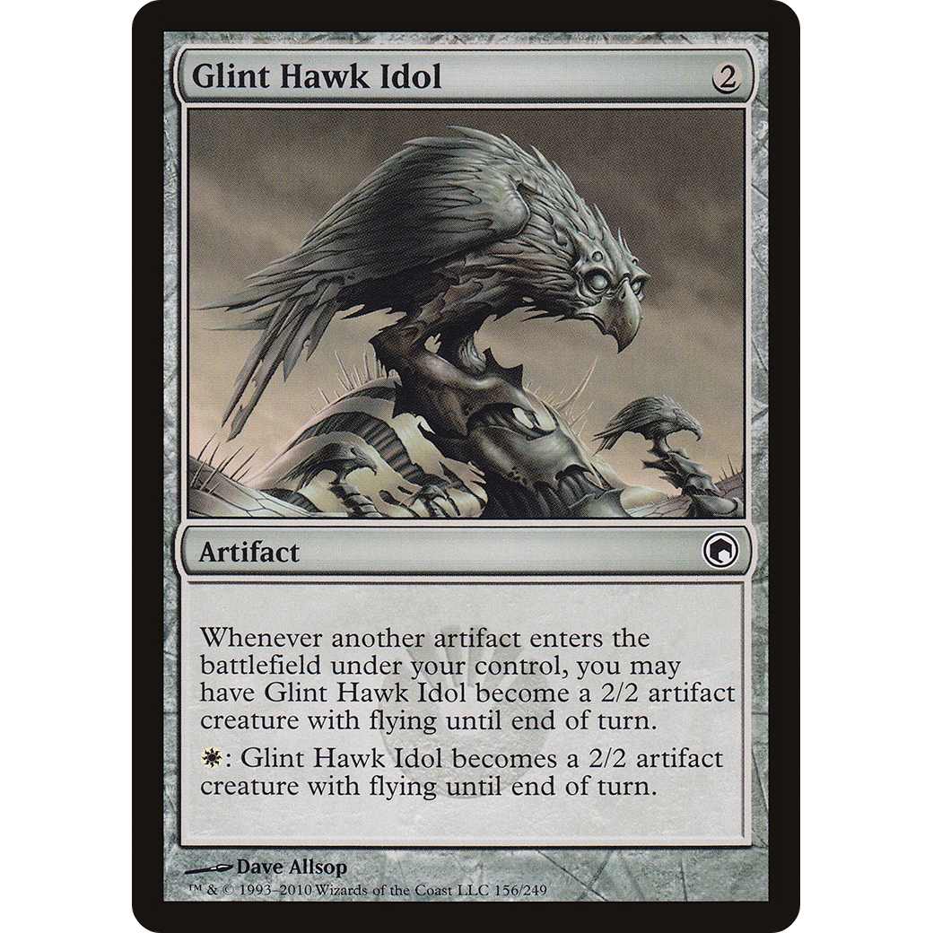Glint Hawk Idol (SOM-156) - Scars of Mirrodin Foil
