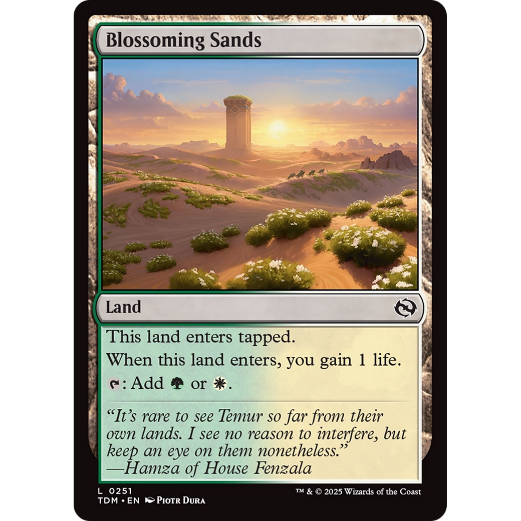 Blossoming Sands (TDM-251) - Tarkir: Dragonstorm