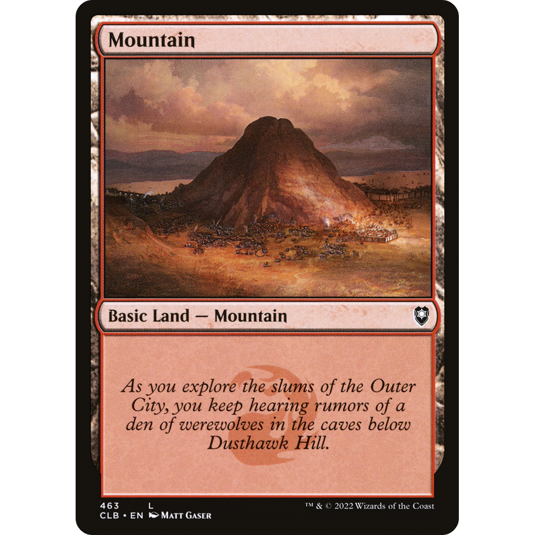 Mountain (CLB-463) - Commander Legends: Battle for Baldur's Gate