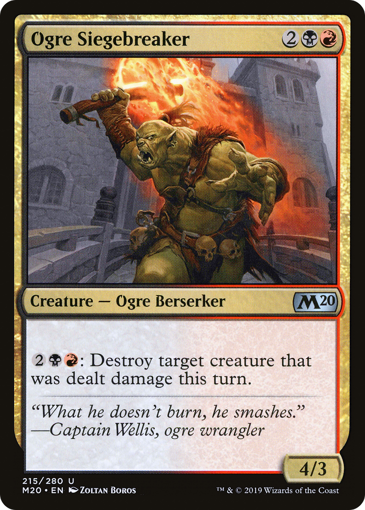 Ogre Siegebreaker (M20-215) - Core Set 2020