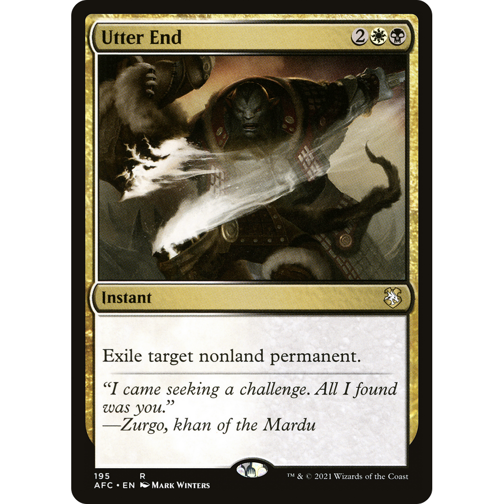 Utter End (AFC-195) - Forgotten Realms Commander