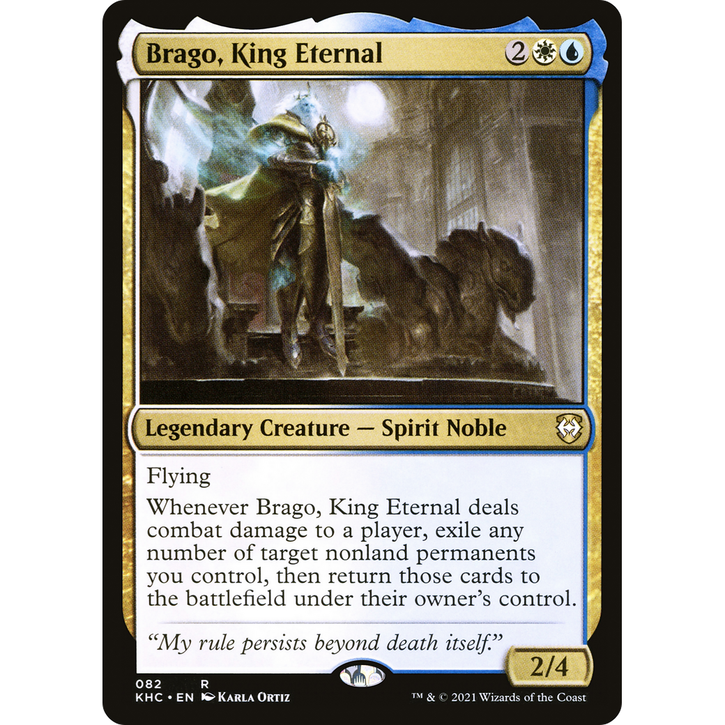 Brago, King Eternal (KHC-082) - Kaldheim Commander