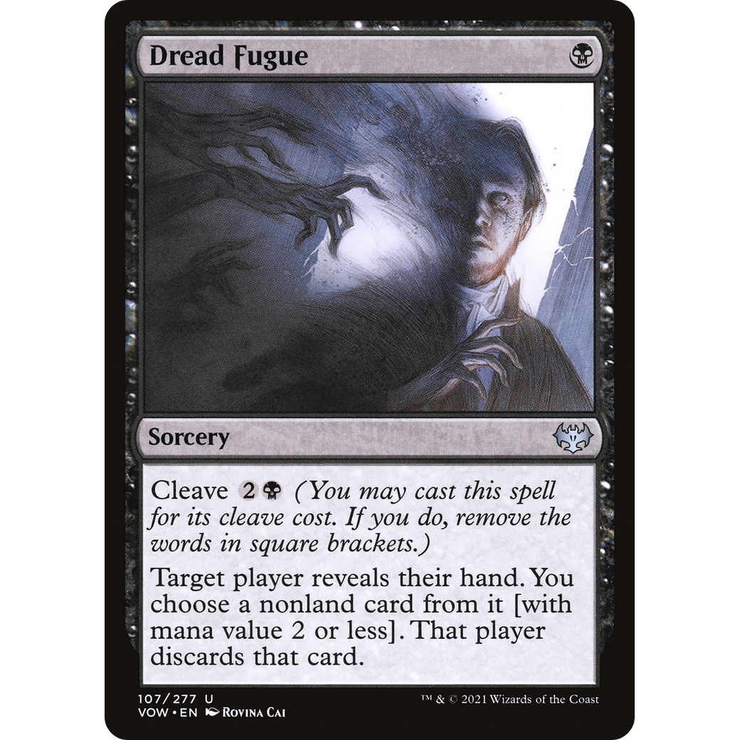 Dread Fugue (VOW-107) - Innistrad: Crimson Vow Foil