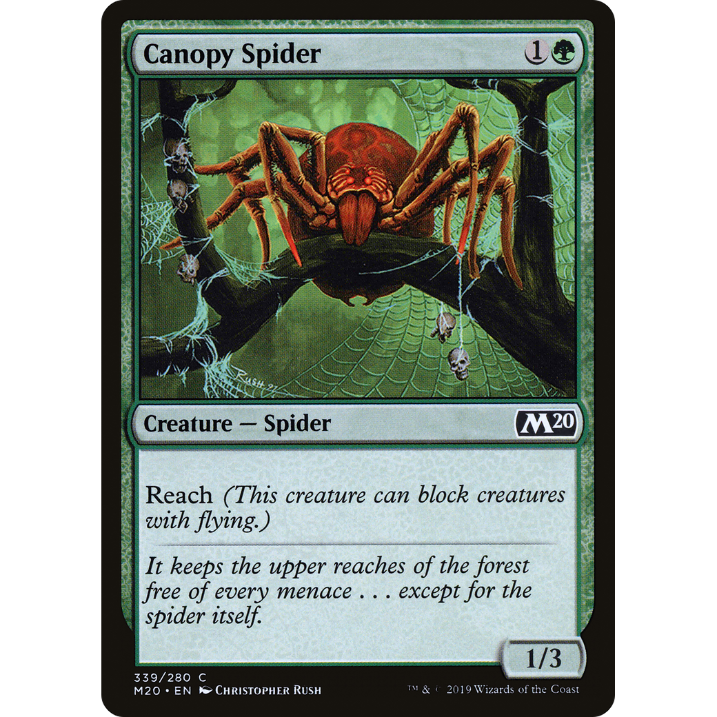 Canopy Spider (M20-339) - Core Set 2020