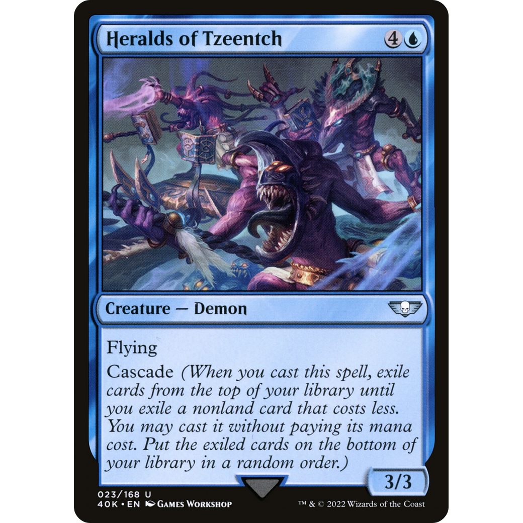 Heralds of Tzeentch (40K-023) - Warhammer 40,000 Commander