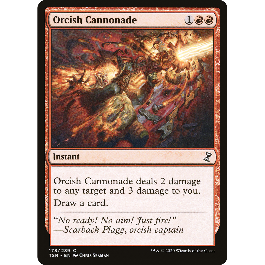 Orcish Cannonade (TSR-178) - Time Spiral Remastered Foil