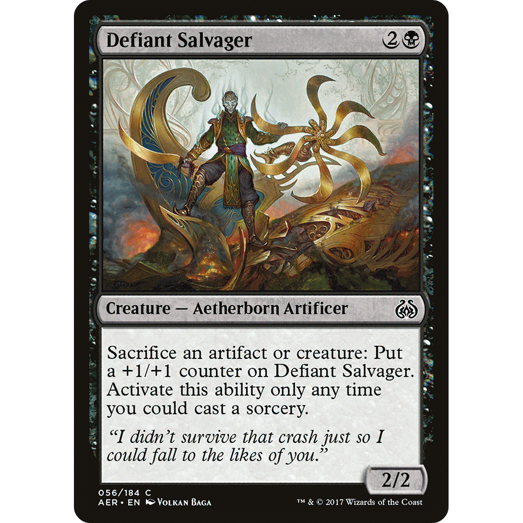 Defiant Salvager (AER-056) - Aether Revolt Foil