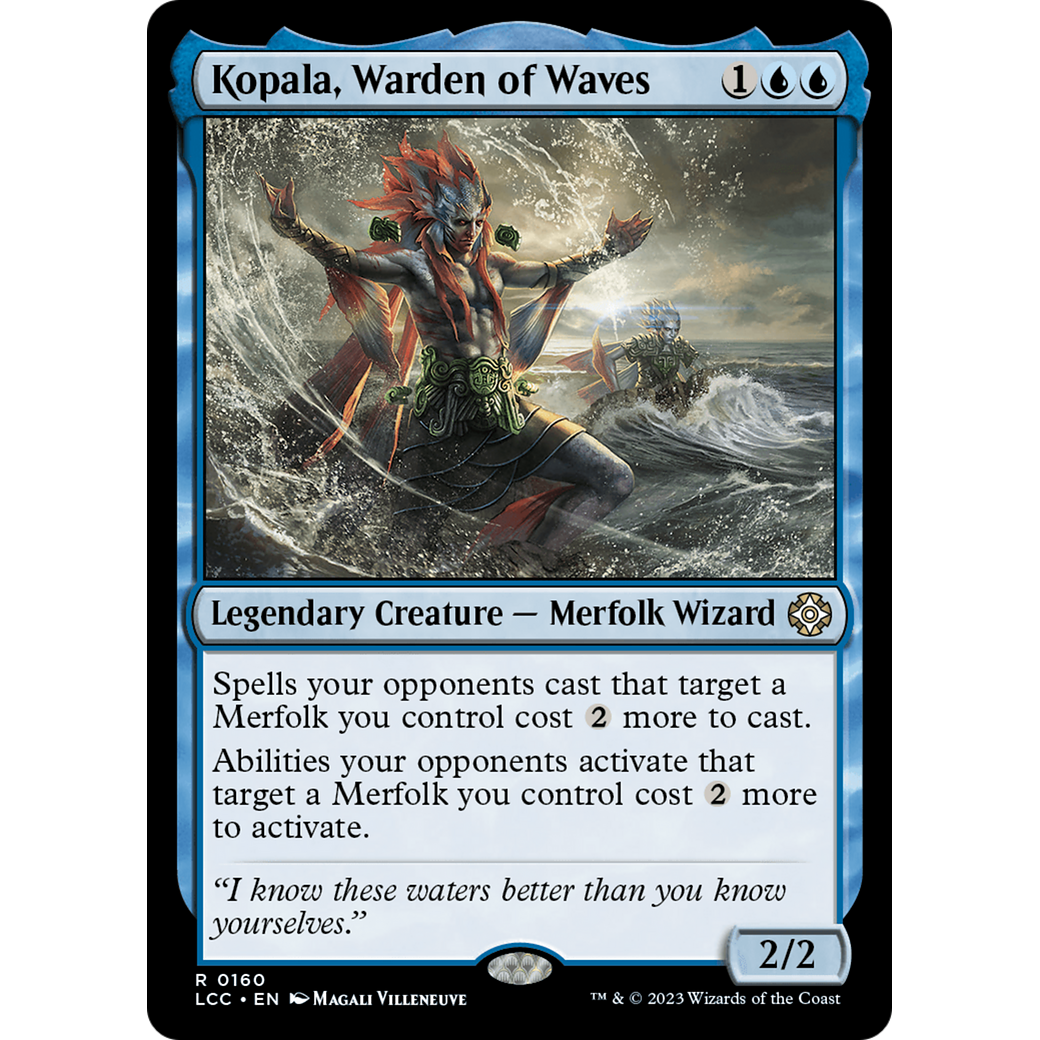 Kopala, Warden of Waves (LCC-160) - The Lost Caverns of Ixalan Commander