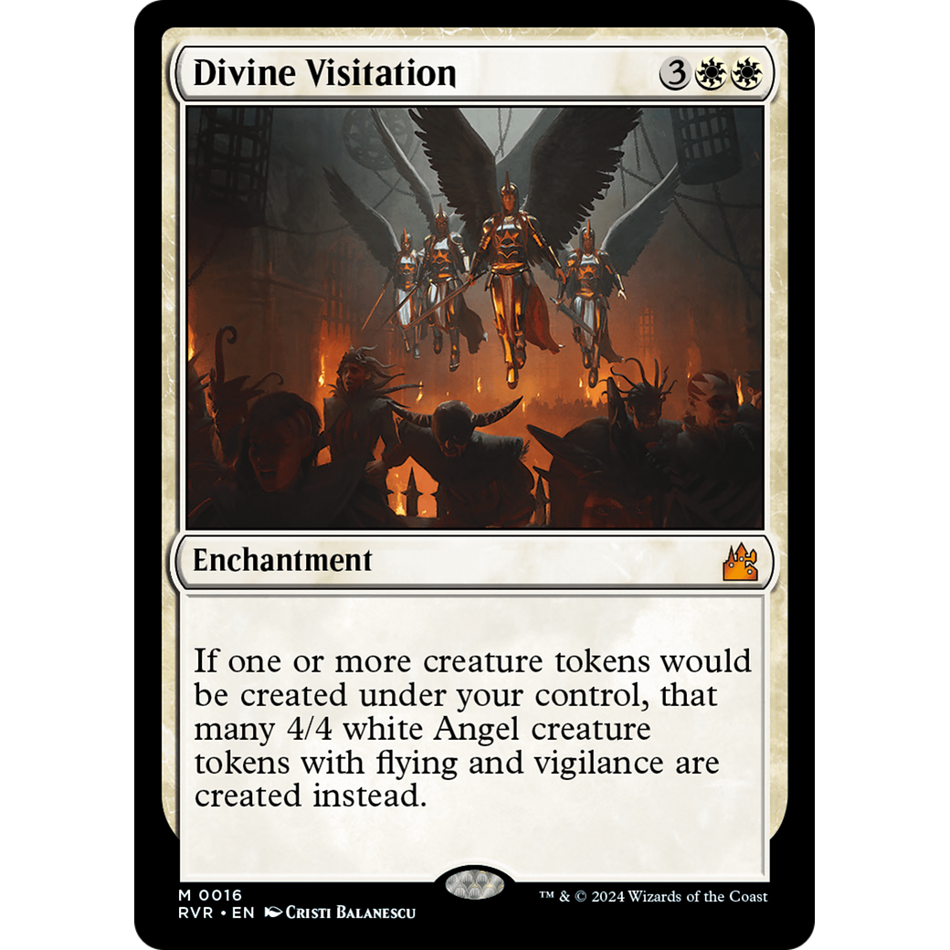 Divine Visitation (RVR-016) - Ravnica Remastered Foil