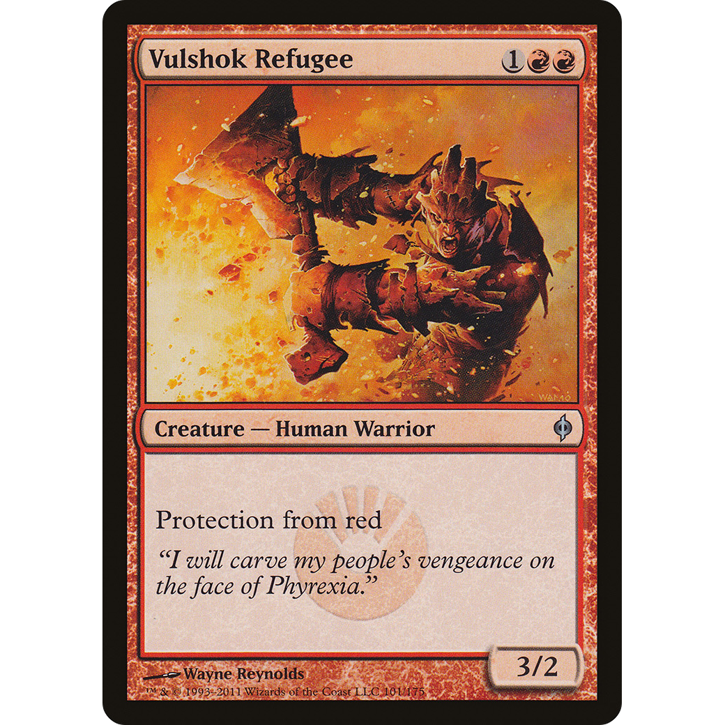 Vulshok Refugee (NPH-101) - New Phyrexia Foil