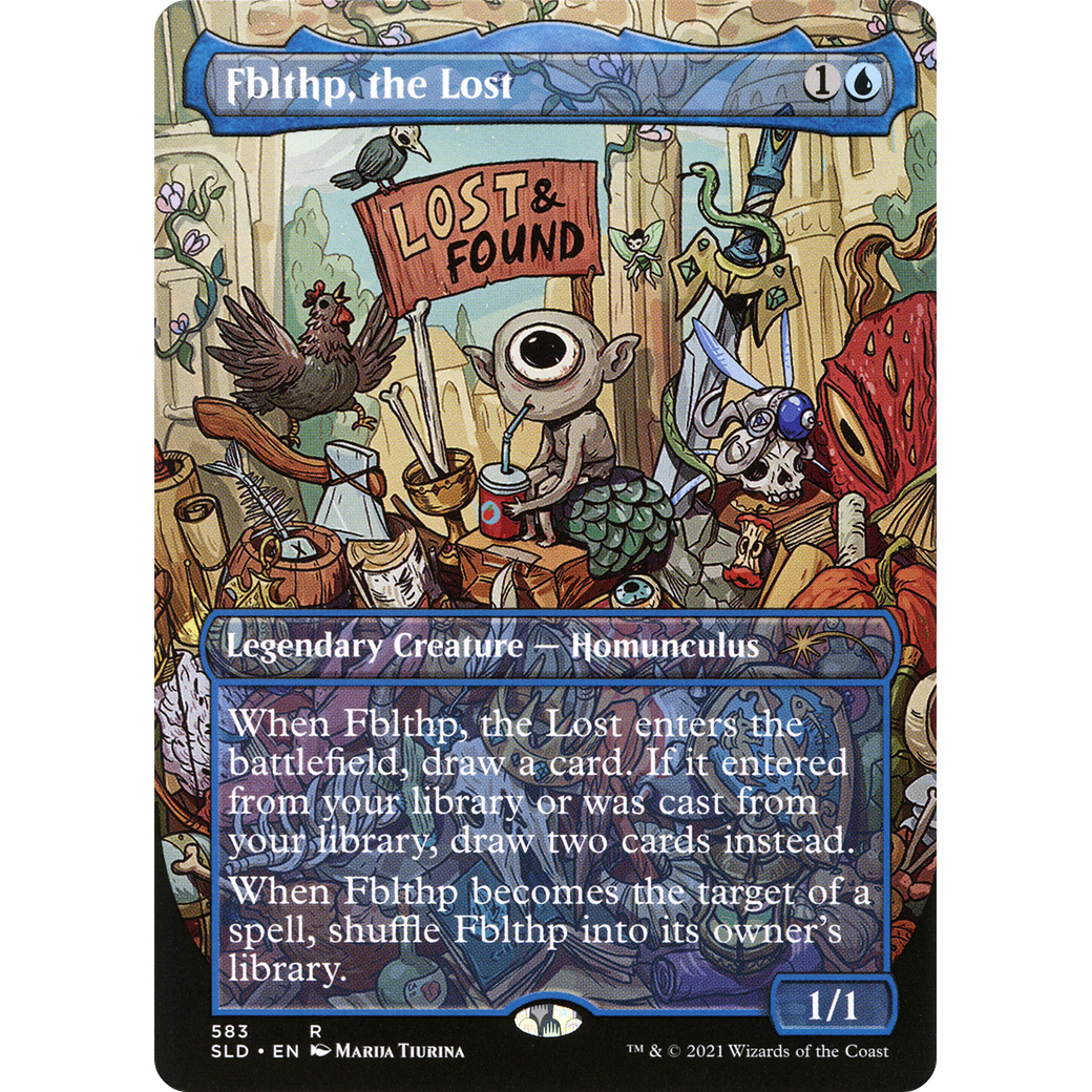 Fblthp, the Lost (SLD-583) - Secret Lair Drop (Borderless) Foil