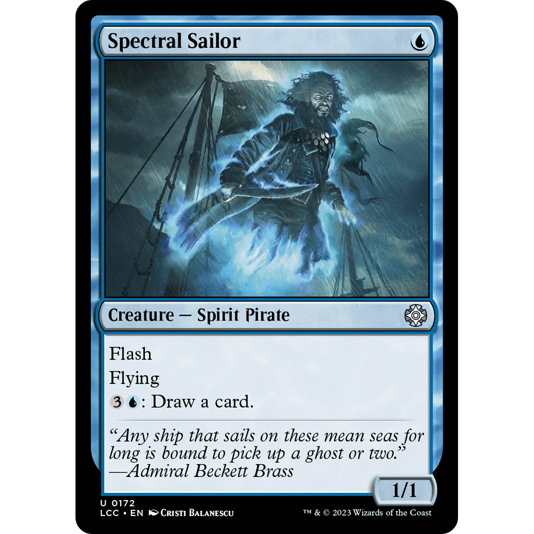Spectral Sailor (LCC-172) - The Lost Caverns of Ixalan Commander