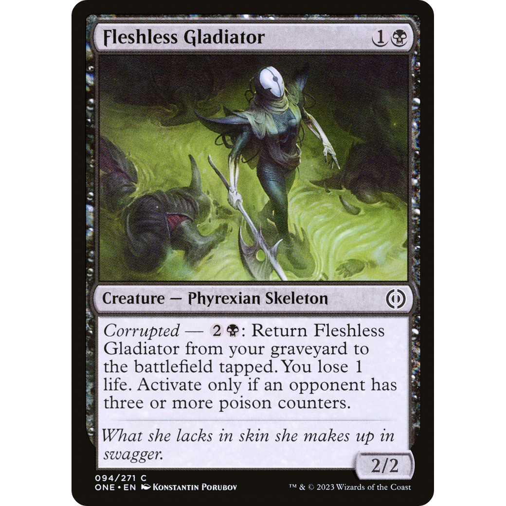 Fleshless Gladiator (ONE-094) - Phyrexia: All Will Be One Foil