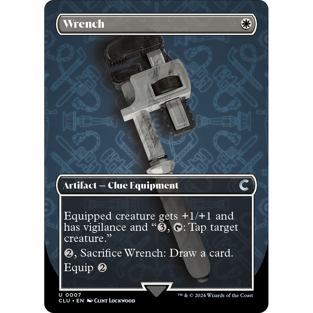 Wrench (Borderless) (CLU-007) - Ravnica: Clue Edition (Borderless)