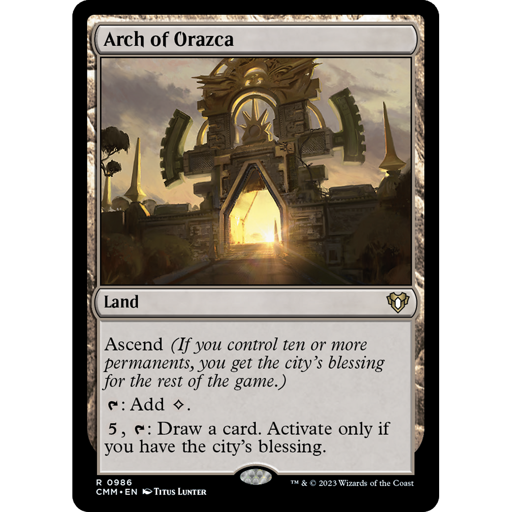Arch of Orazca (CMM-986) - Commander Masters