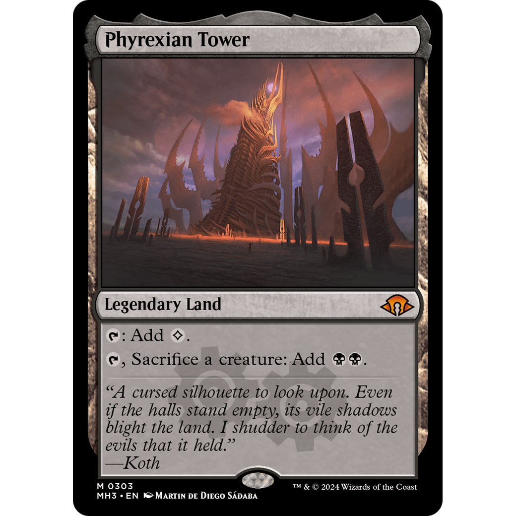 Phyrexian Tower (MH3-303) - Modern Horizons 3 Foil