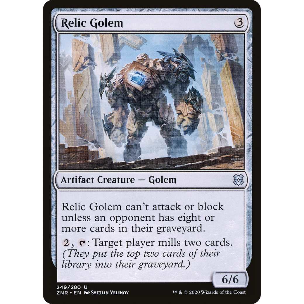Relic Golem (ZNR-249) - Zendikar Rising