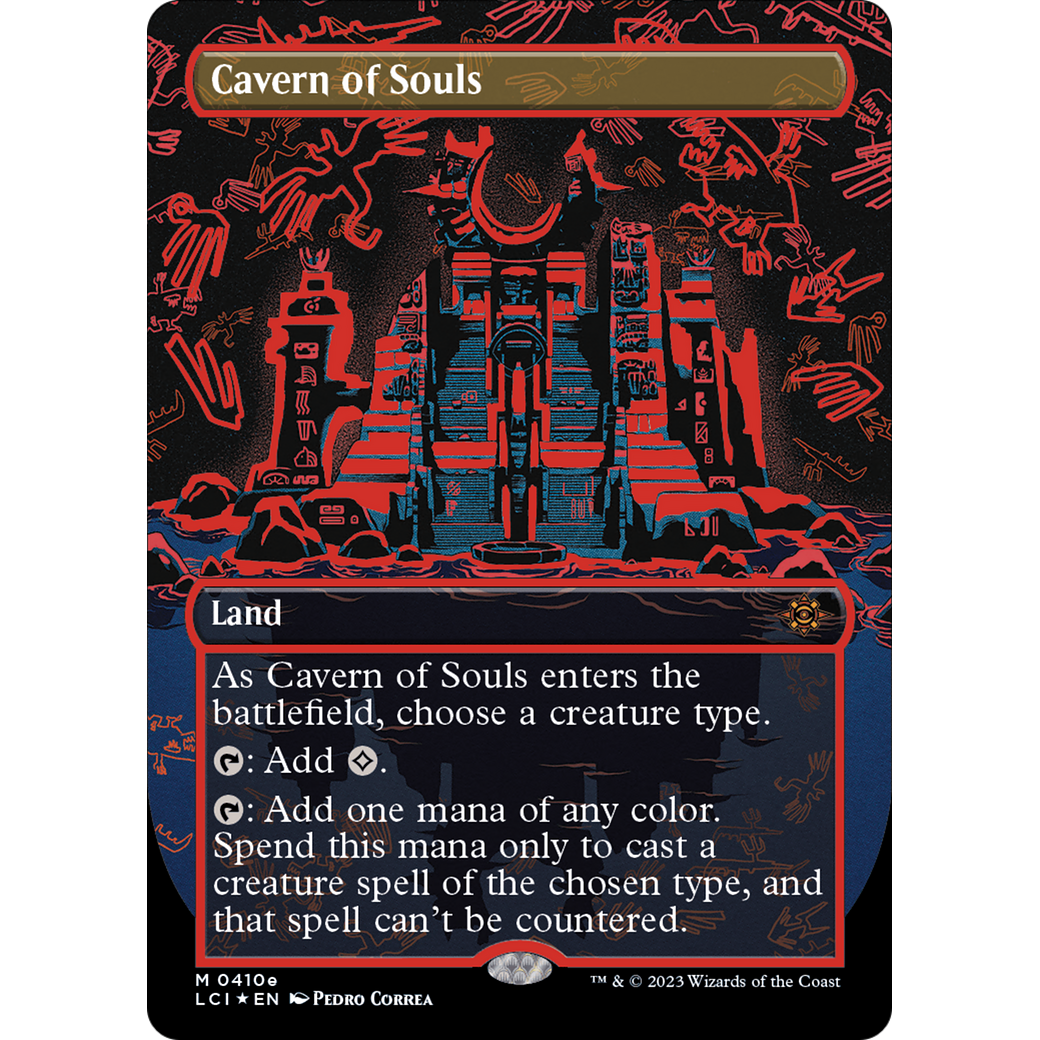 Cavern of Souls (LCI-410E) - The Lost Caverns of Ixalan (Borderless) Foil