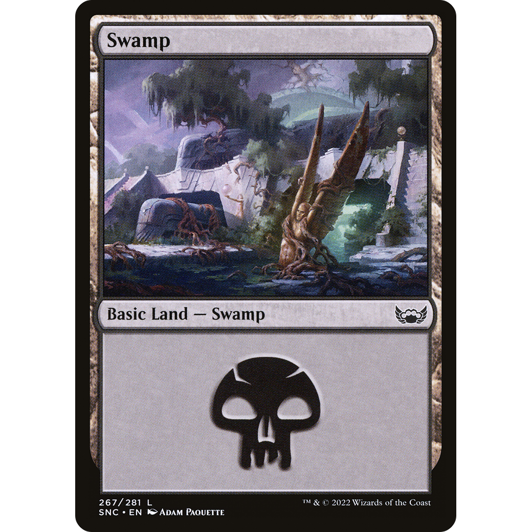 Swamp (267) (SNC-267) - Streets of New Capenna Foil