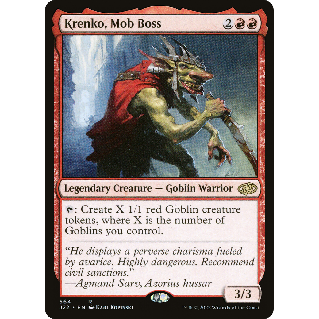 Krenko, Mob Boss (J22-564) - Jumpstart 2022