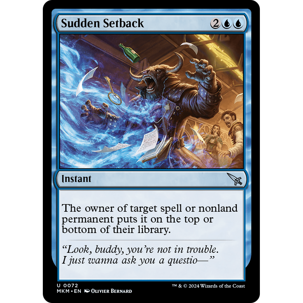 Sudden Setback (MKM-072) - Murders at Karlov Manor