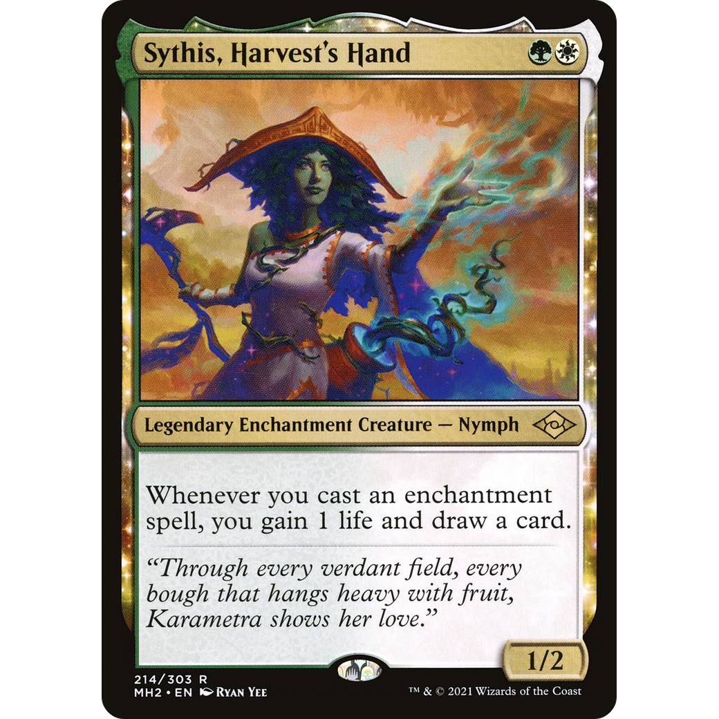 Sythis, Harvest's Hand (MH2-214) - Modern Horizons 2: (enchantment) Foil