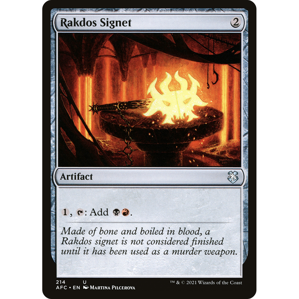 Rakdos Signet (AFC-214) - Forgotten Realms Commander