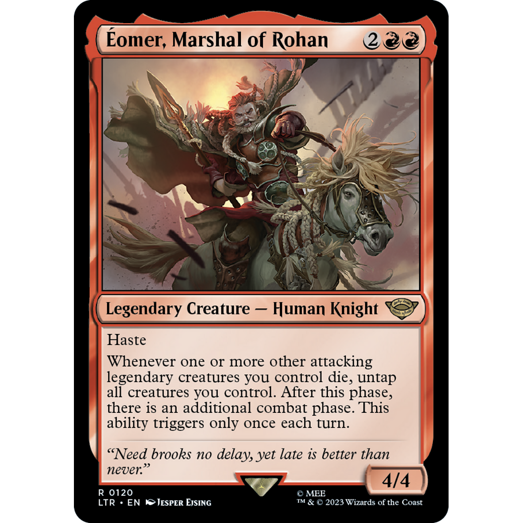 Éomer, Marshal of Rohan (LTR-120) - The Lord of the Rings: Tales of Middle-earth Foil