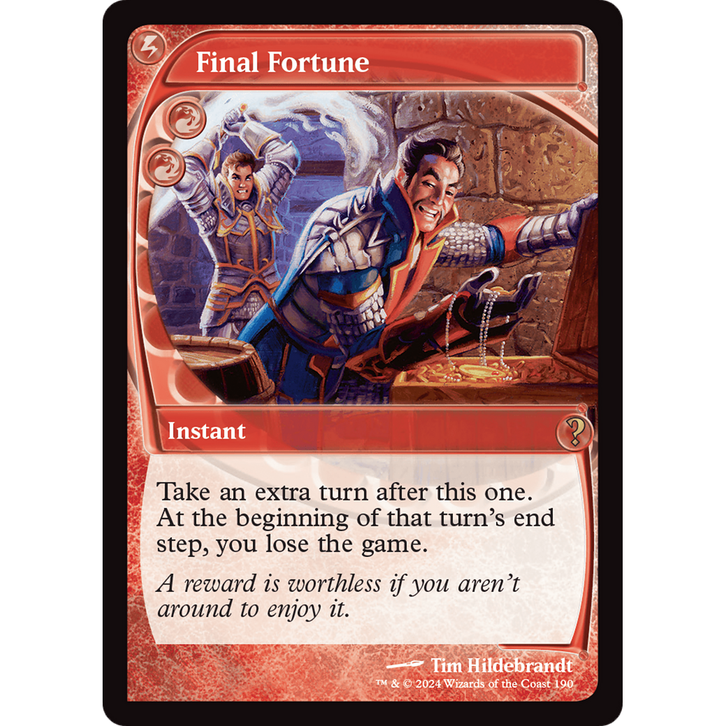 Final Fortune (Future Sight) (MB2-190) - Mystery Booster 2