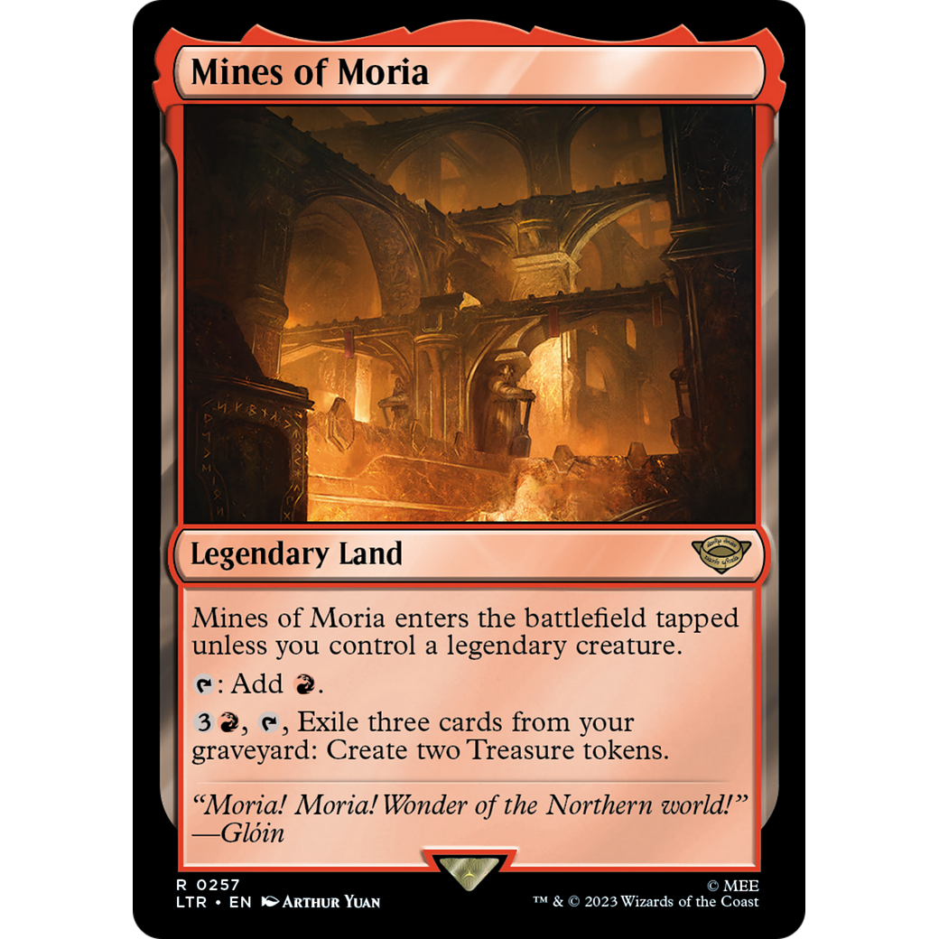 Mines of Moria (LTR-257) - The Lord of the Rings: Tales of Middle-earth Foil