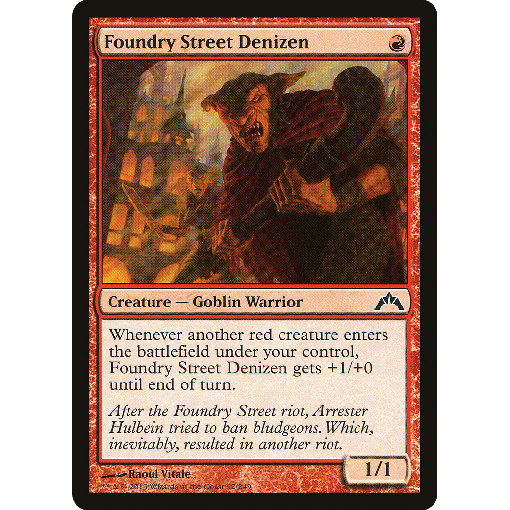 Foundry Street Denizen (GTC-092) - Gatecrash Foil