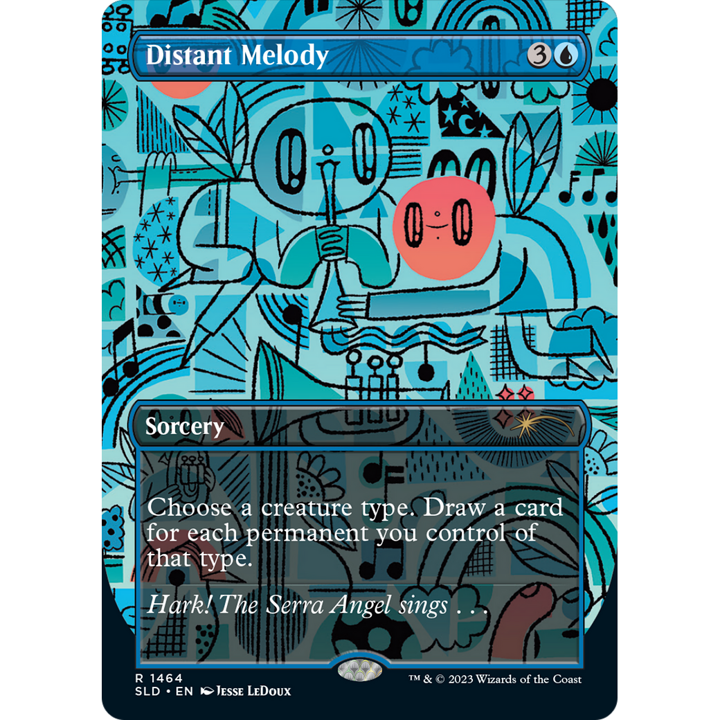 Distant Melody (1464) (SLD-1464) - Secret Lair Drop (Borderless)