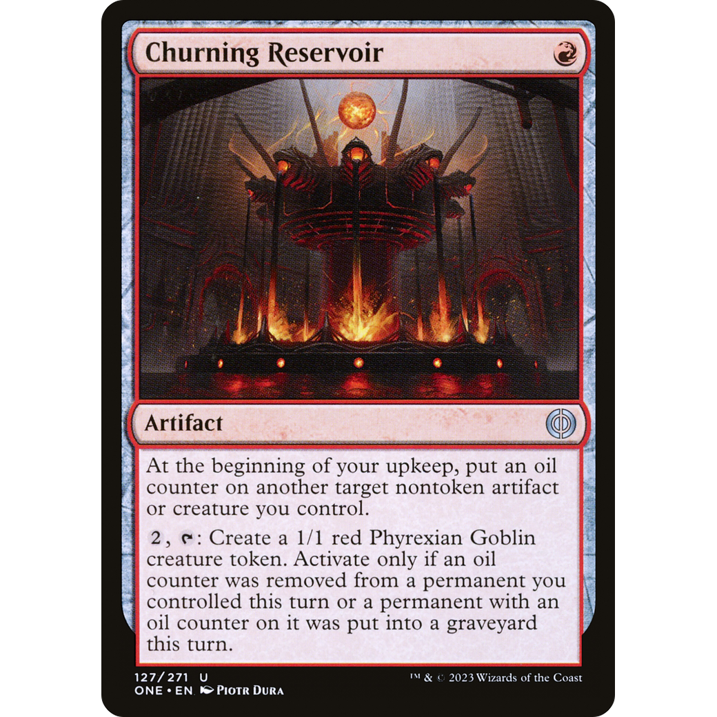 Churning Reservoir (ONE-127) - Phyrexia: All Will Be One Foil
